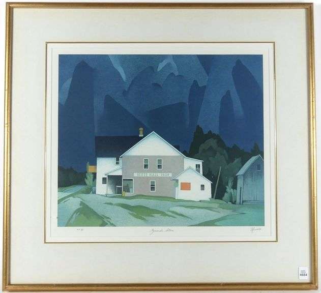 HAND-SIGNED A.J. CASSON PRINT