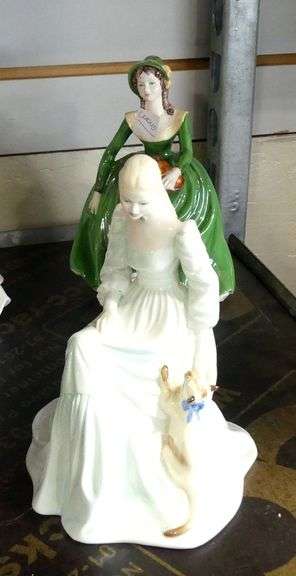 SEVEN COALPORT FIGURINES