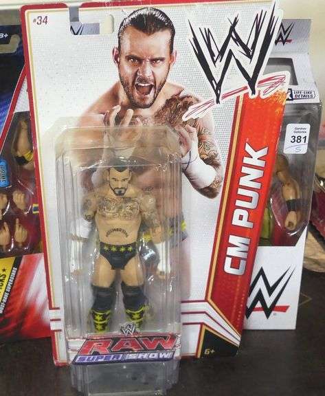 FIVE MATTEL WWE ACTION FIGURES