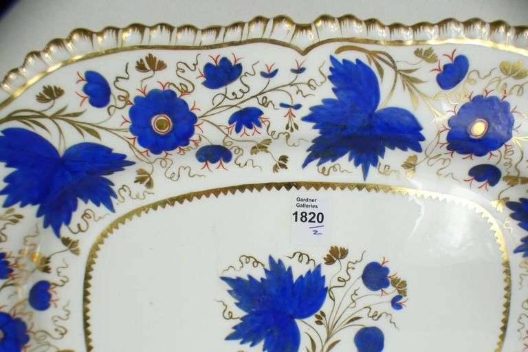 PAIR ANTIQUE PLATTERS
