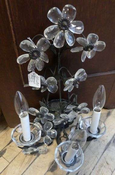 PAIR OF ELECTRIFIED WALL SCONCES