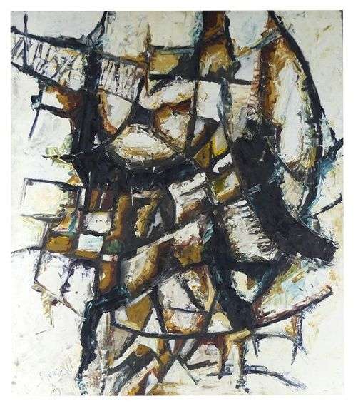 LARGE MCM ABSTRACT OIL