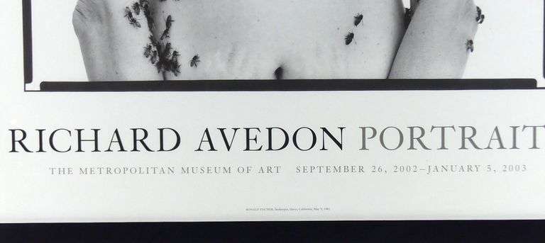 RICHARD AVEDON EXHIBITION POSTER