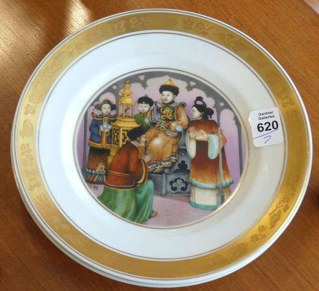 SEVEN ROYAL COPENHAGEN "HANS CHRISTIAN ANDERSEN" PLATES