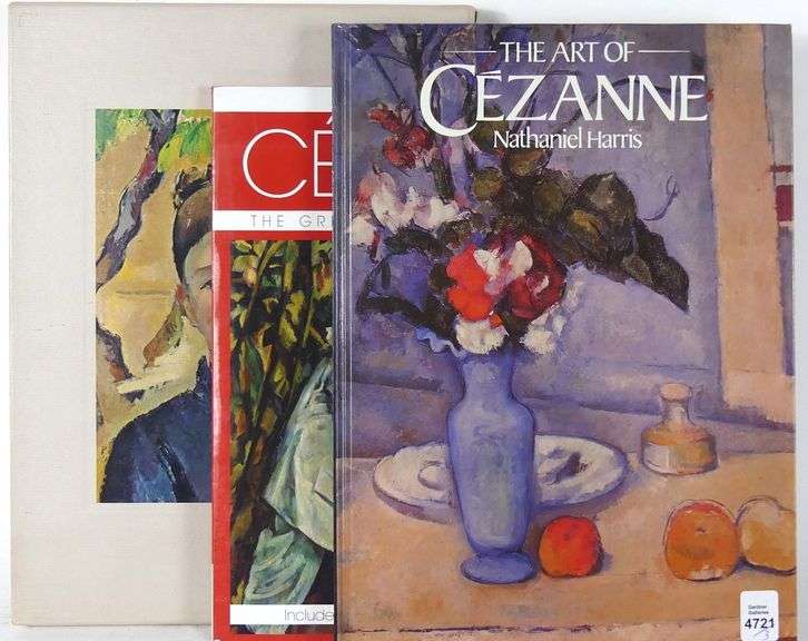 THREE CEZANNE ART BOOKS