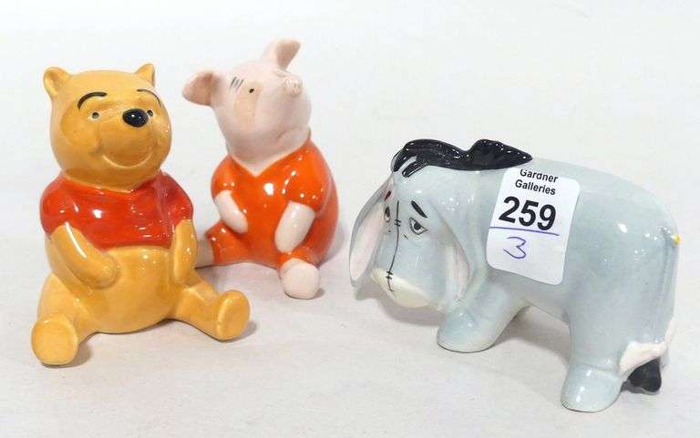 THREE WALT DISNEY BESWICK FIGURINES
