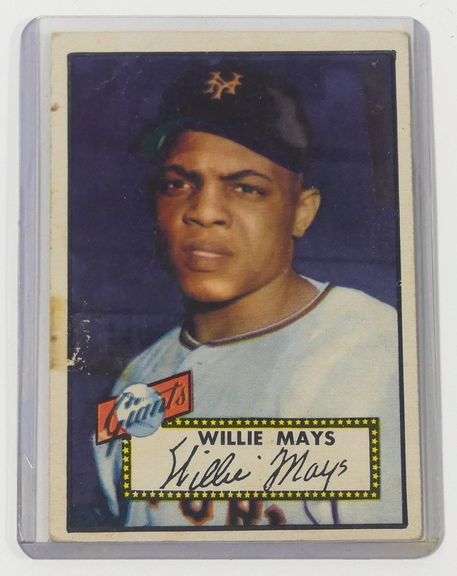 1952 TOPPS WILLIE MAYS ROOKIE CARD