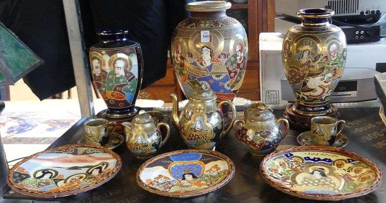 JAPANESE SATSUMA PORCELAIN