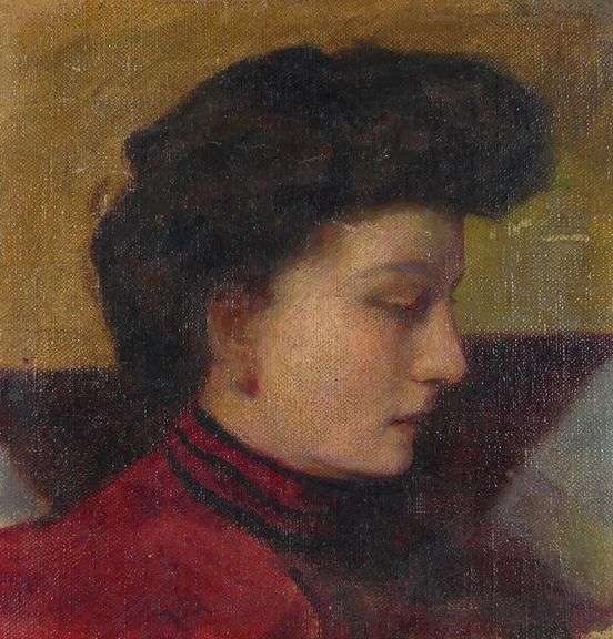 ANTIQUE PORTRAIT OIL