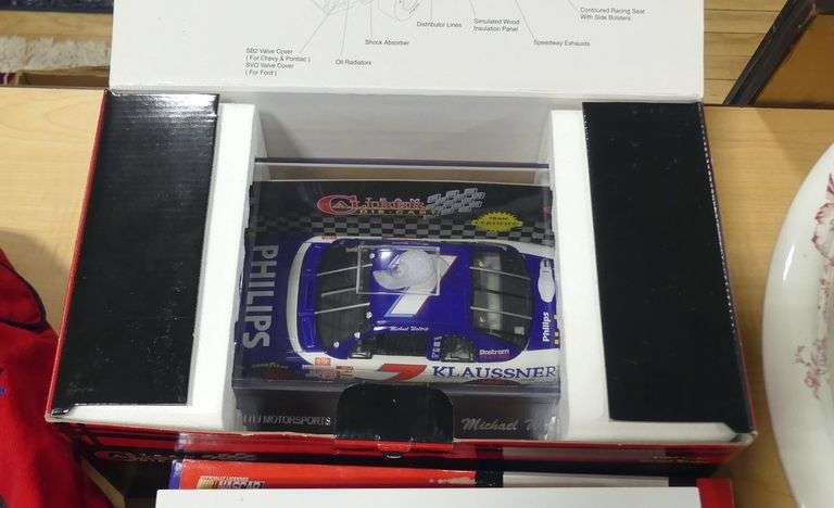 THREE NASCAR MODELS AND JACKET