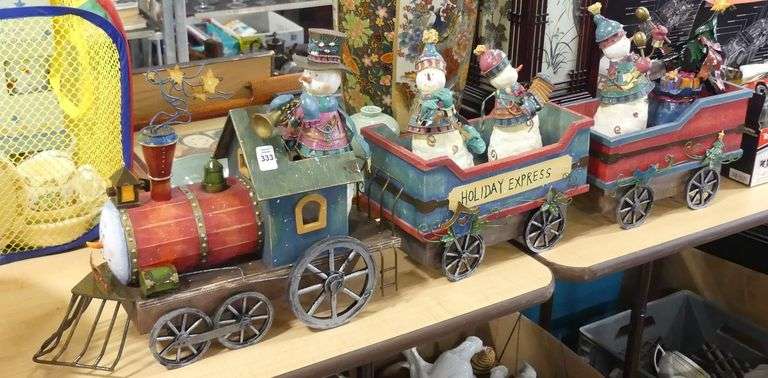 "HOLIDAY EXPRESS" TRAIN DECORATION