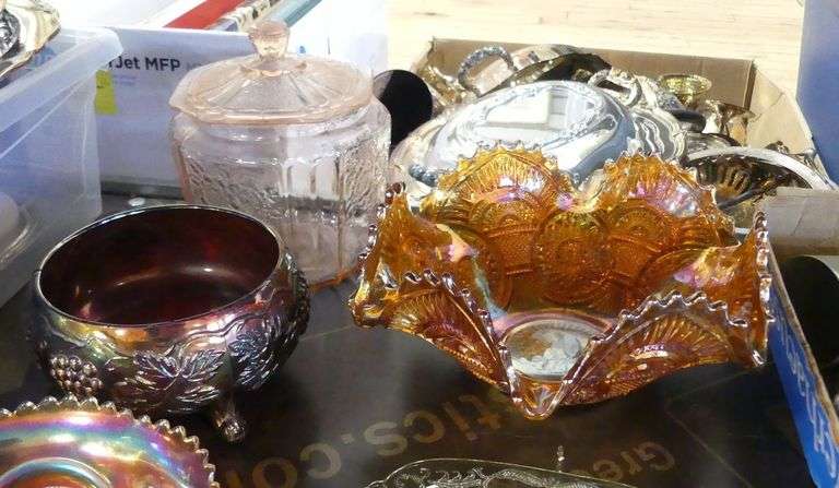 CARNIVAL AND DEPRESSION GLASS