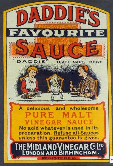VINTAGE BRITISH ADVERTISING SIGN