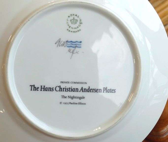 SEVEN ROYAL COPENHAGEN "HANS CHRISTIAN ANDERSEN" PLATES