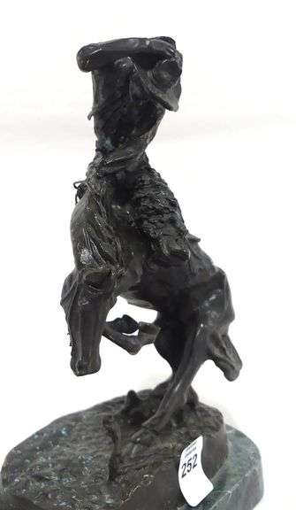 SMALL REMINGTON RE-CAST BRONZE