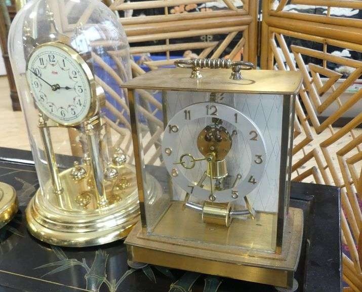 THREE VINTAGE CLOCKS