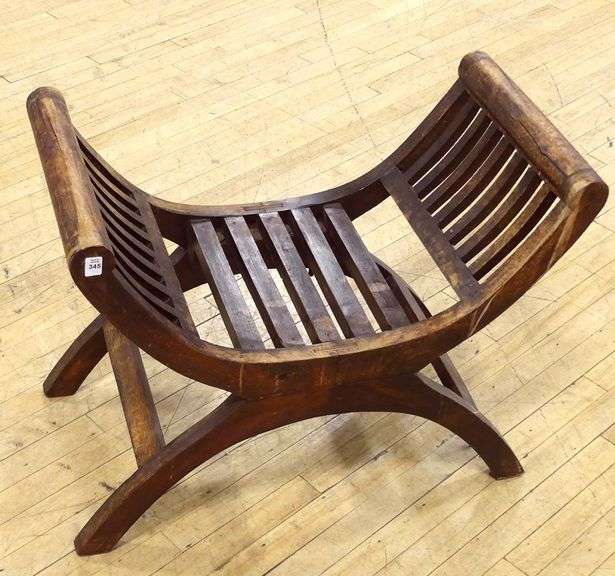 WOODEN CAVALRY BENCH