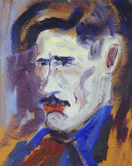 MICHAEL KEATING PORTRAIT OF CARL SCHAEFER