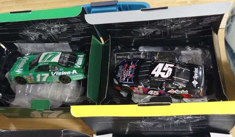 SIX DIE-CAST NASCAR MODELS