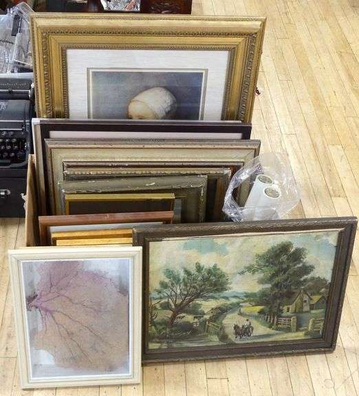 BOX LOT OF ASSORTED ARTWORK