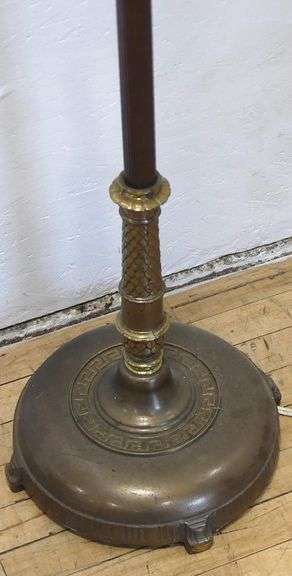 ANTIQUE TORCHIERE LAMP