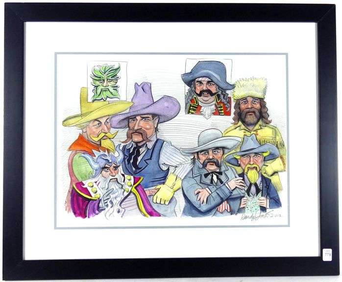 ORIGINAL RANDY JONES ILLUSTRATION