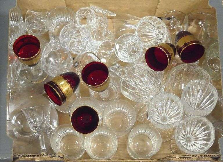 TWO BOX LOTS OF STEMWARE