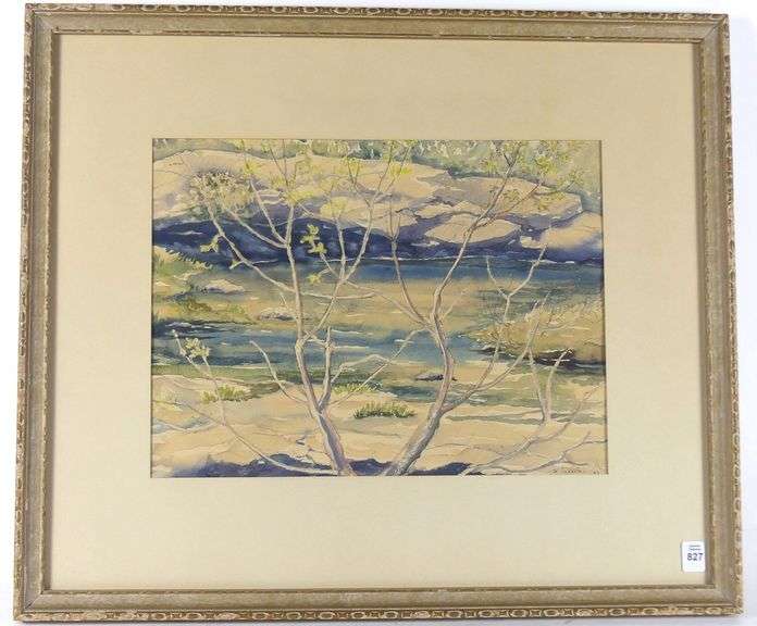 1963 CANADIAN SCHOOL WATERCOLOUR