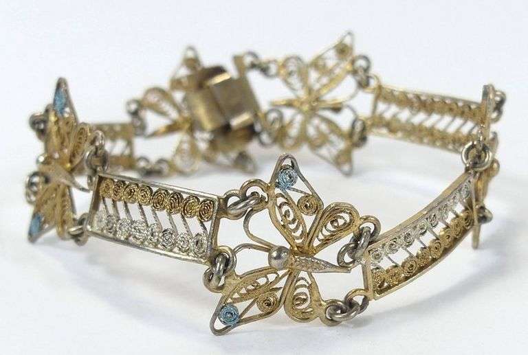 SILVER BUTTERFLY BRACELET