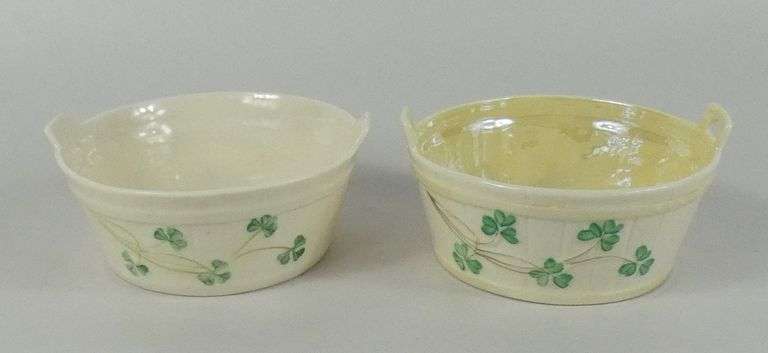 9 PIECES OF IRISH BELLEEK