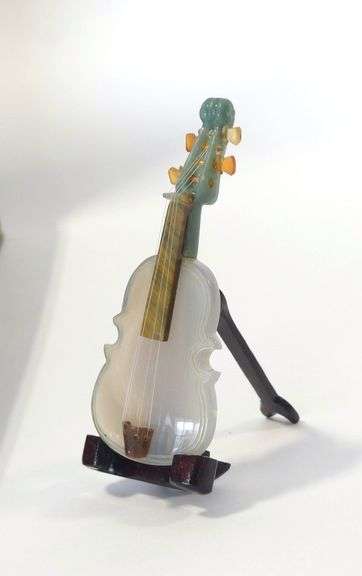 CHINESE STONE "INSTRUMENT" CARVINGS