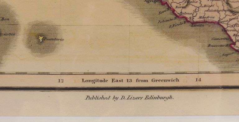 ANTIQUE MAP OF ITALY