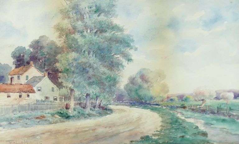 ENGLISH SCHOOL WATERCOLOUR