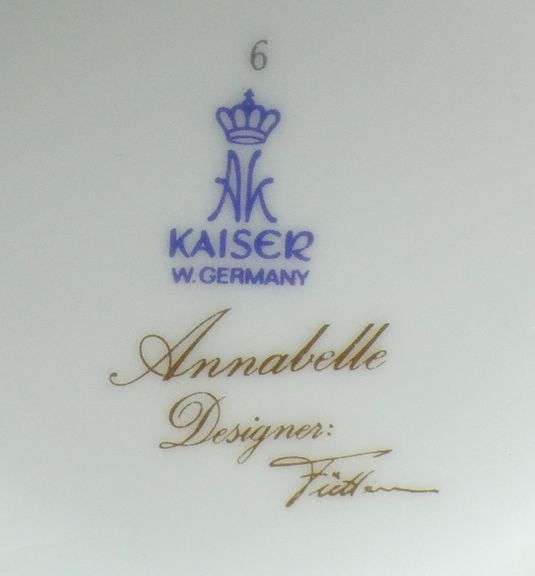 PAIR KAISER PORCELAIN VASES