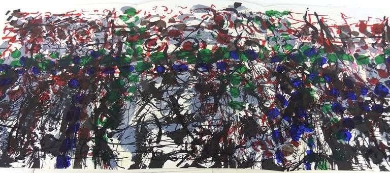 JEAN PAUL RIOPELLE MAGAZINE WITH LITHOGRAPHS