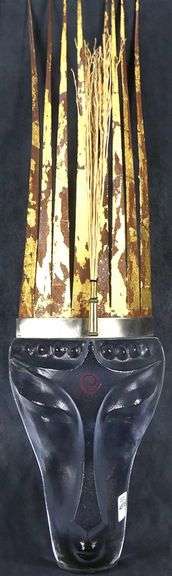 UNIQUE GLASS & MIXED MEDIA SCULPTURE