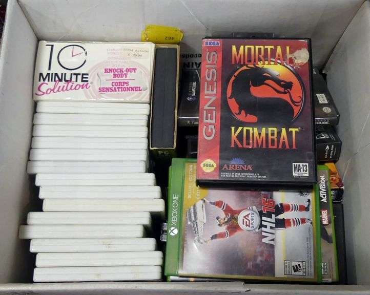 VIDEO GAMES AND DVD'S