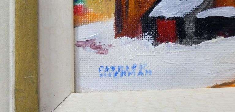 PATRICK HICKMAN OIL PAINTING