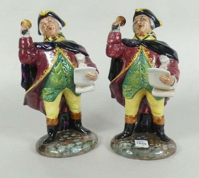 PAIR DOULTON "TOWN CRIER"