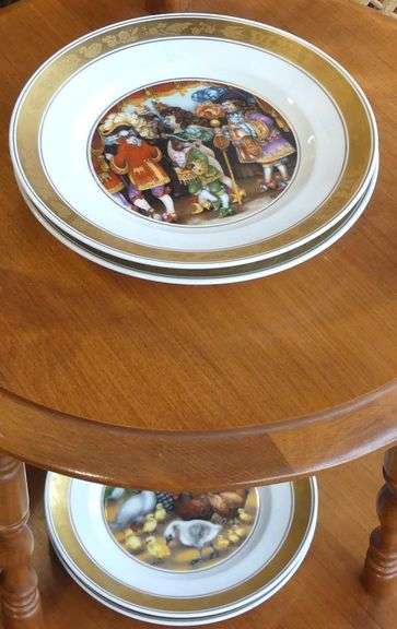 SEVEN ROYAL COPENHAGEN "HANS CHRISTIAN ANDERSEN" PLATES