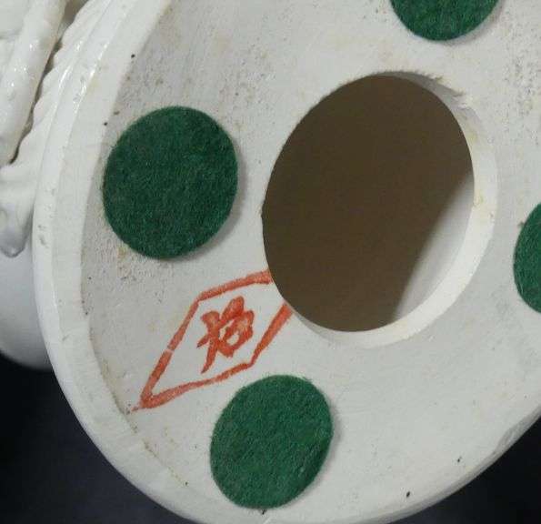 THREE "GUAN YIN" BLANC-DE-CHINE PORCELAIN FIGURINES