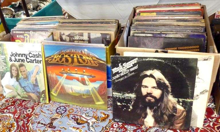 THREE BOX LOTS OF RECORDS