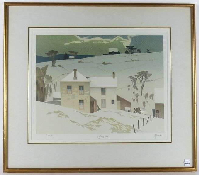 HAND-SIGNED A.J. CASSON PRINT
