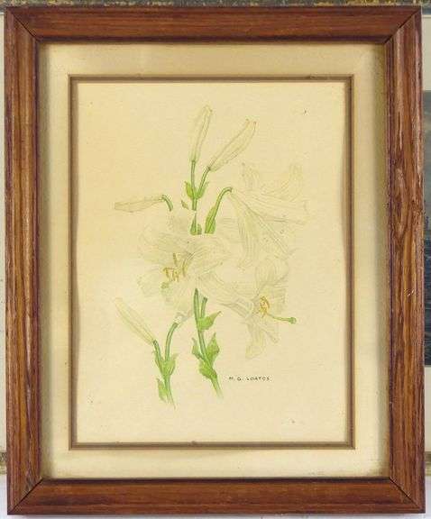 ANTIQUE ENGRAVING & GLEN LOATES PRINT