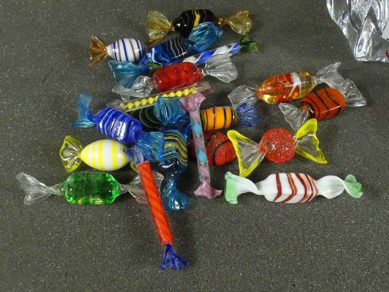 TWO BOWLS & GLASS CANDY