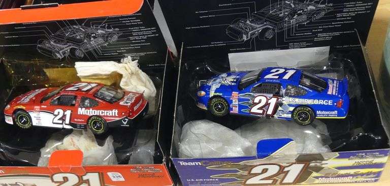 SIX DIE-CAST NASCAR MODELS