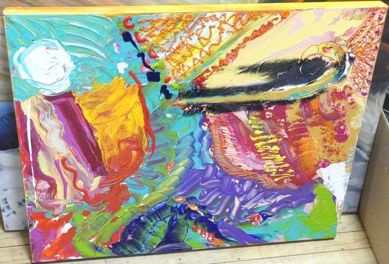 THREE "ABSTRACT" ARTWORKS