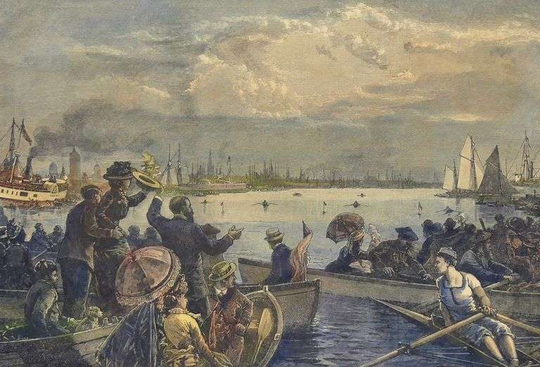 ANTIQUE ENGRAVING & GLEN LOATES PRINT