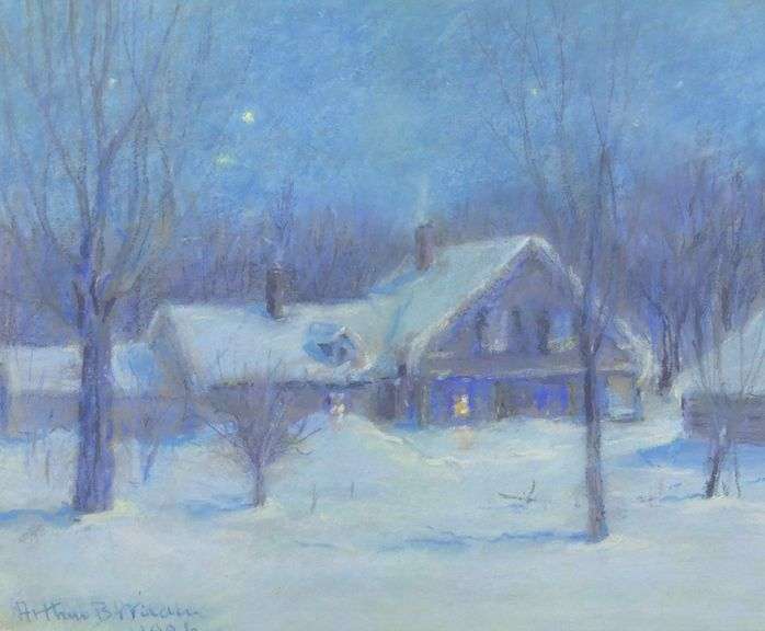 PASTEL DRAWING BY ARTHUR B. WILDER