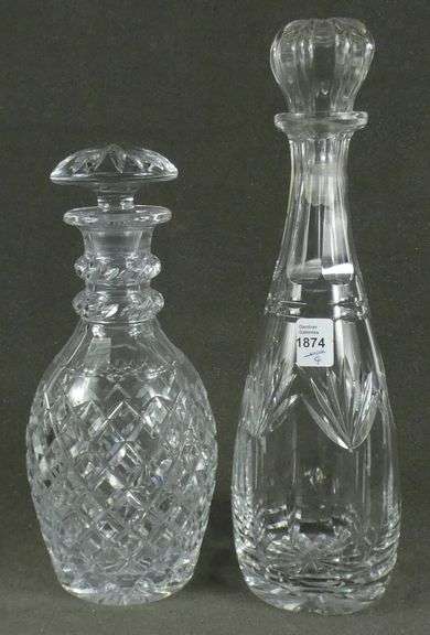 4 CRYSTAL DECANTERS